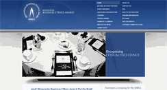 Desktop Screenshot of mnethicsaward.org